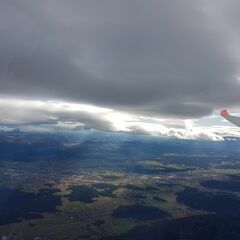 Flugwegposition um 11:08:01: Aufgenommen in der Nähe von Gemeinde Höflein an der Hohen Wand, Österreich in 2112 Meter